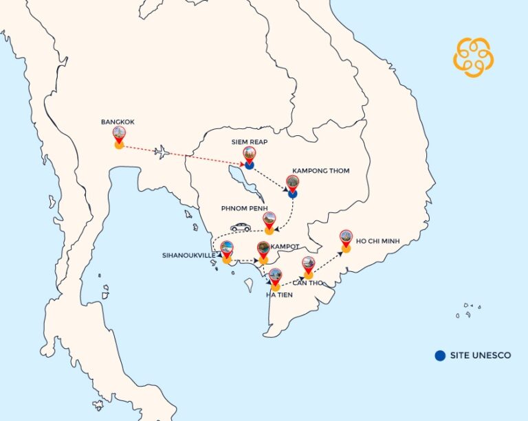 Circuit Bangkok, Cambodge et Vietnam