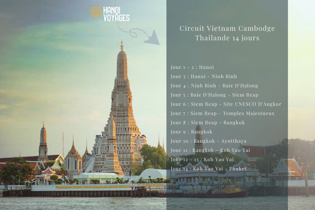 Circuit Vietnam Cambodge Thailande