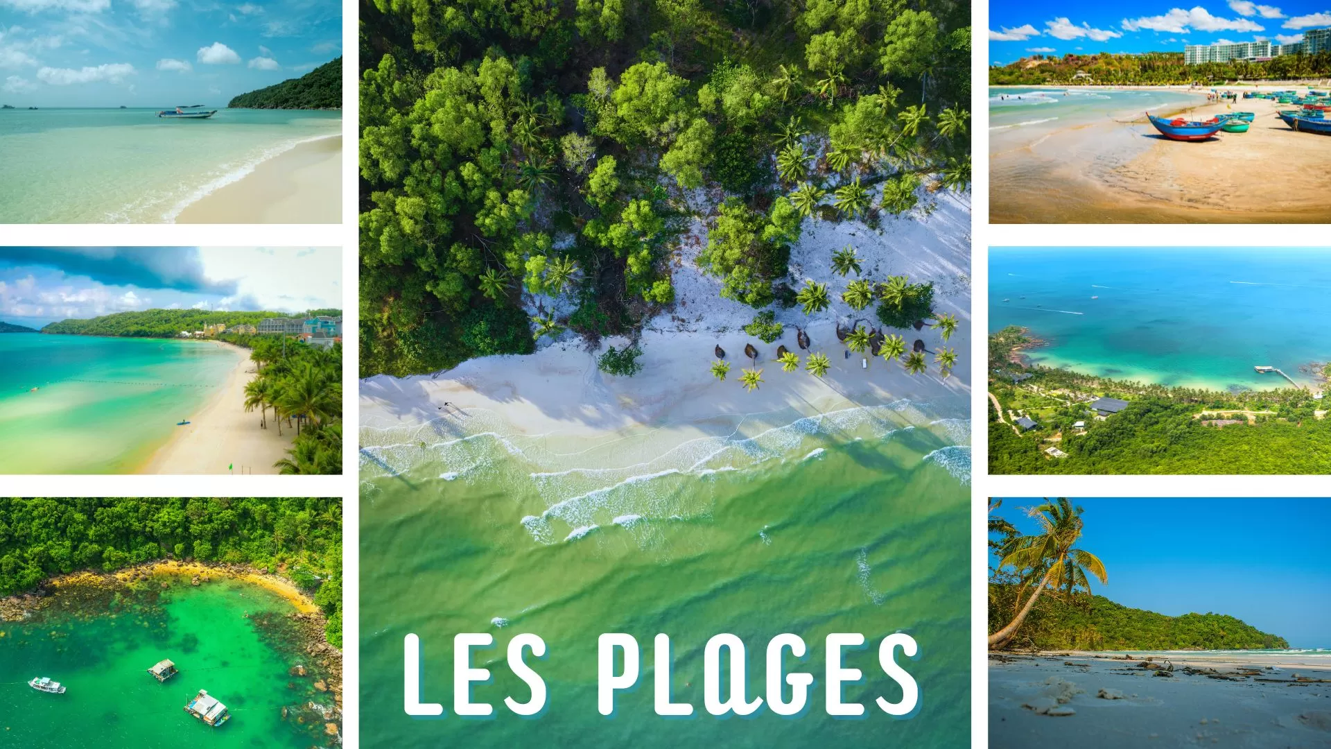 Sable blanc et eaux turquoise : top plages du Vietnam