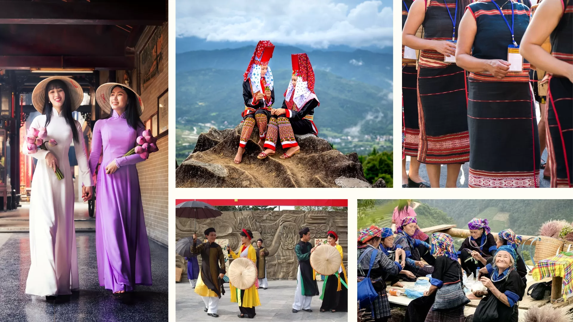 Costumes traditionnels des vietnamiens