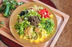 cuisine birmanie salade de légumes frais