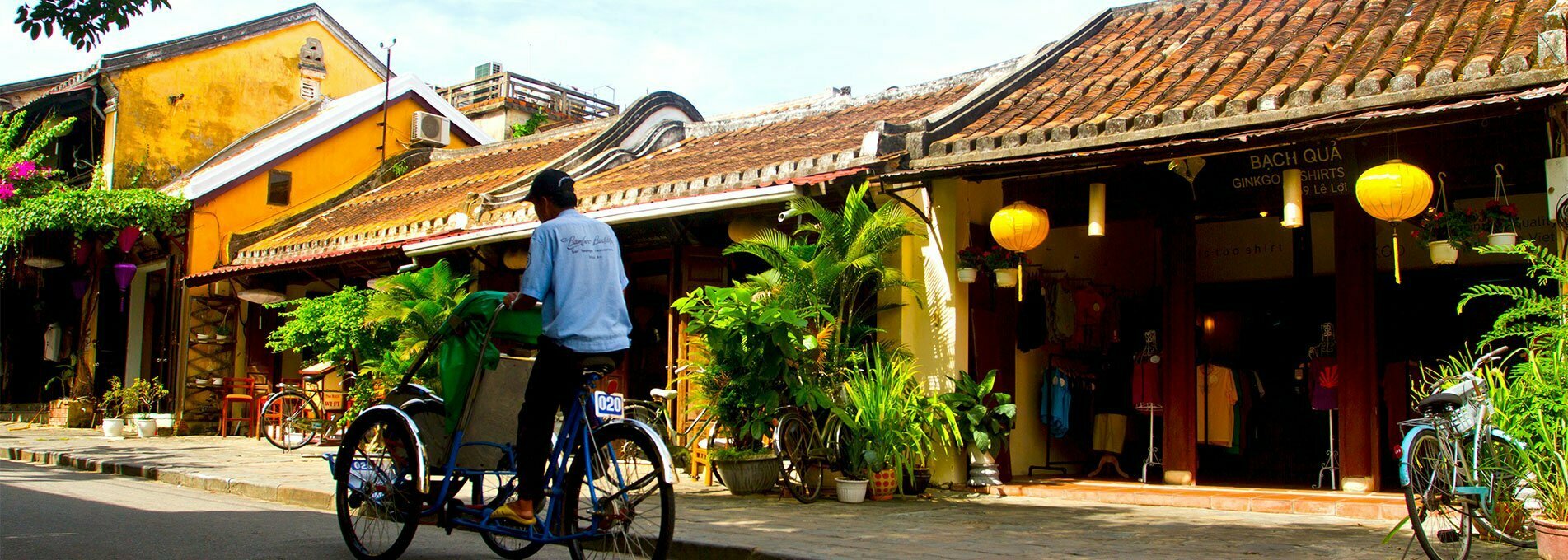 maisons jaunes à Hoi An