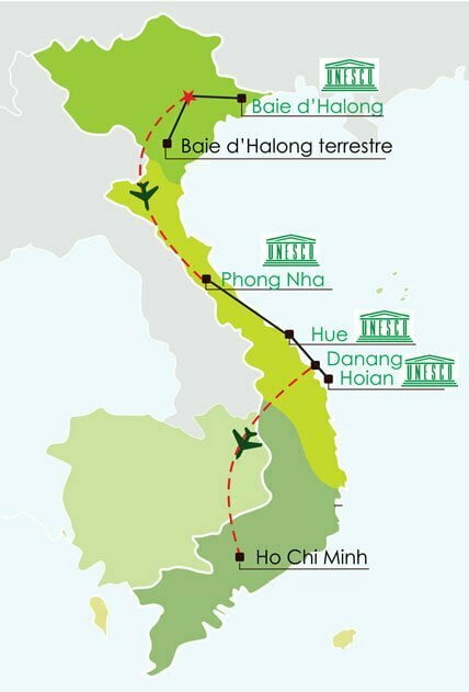 Circuit Vietnam 14 jours - Tous les sites Uneco et les Must du Vietnam