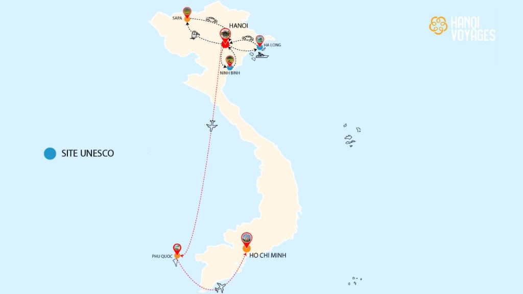 Voyage de noces au Vietnam 12 jours