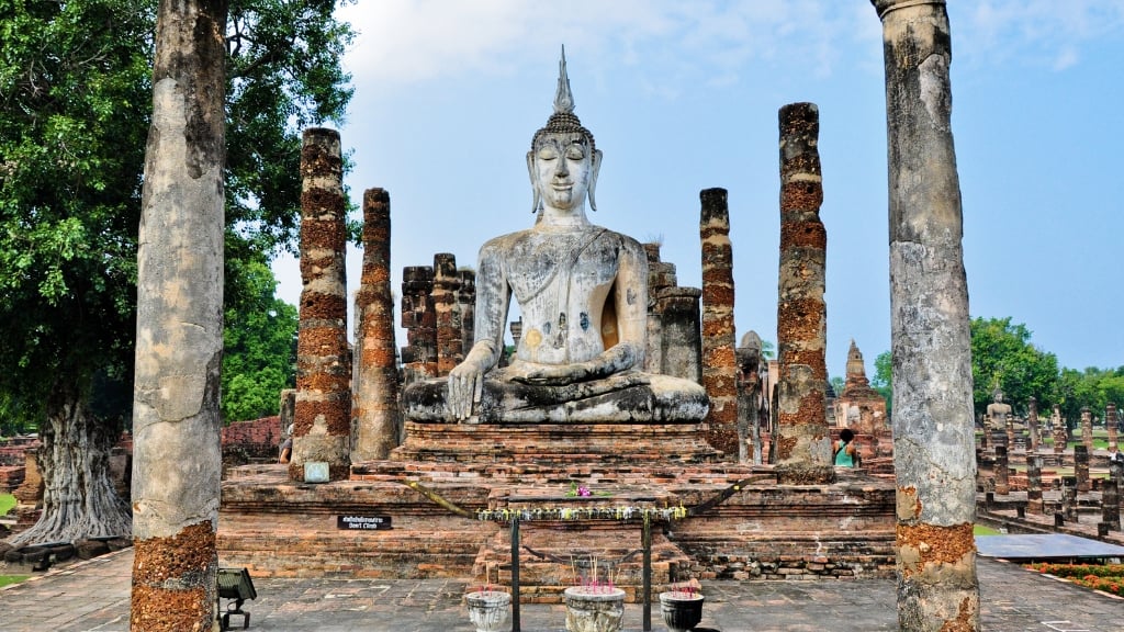 Carte touristique de la Thaïlande pour un voyage bien organisé - thailande ayutthaya wat mahathat 1024 Wat Mahathat