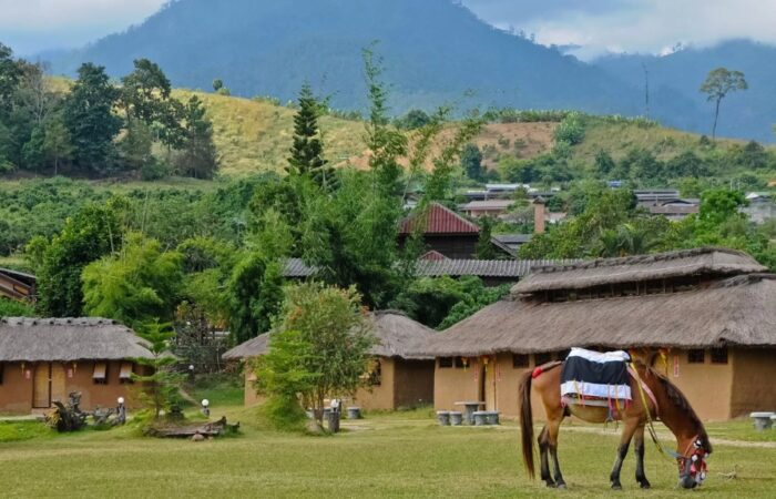 Un village paisible à Pai