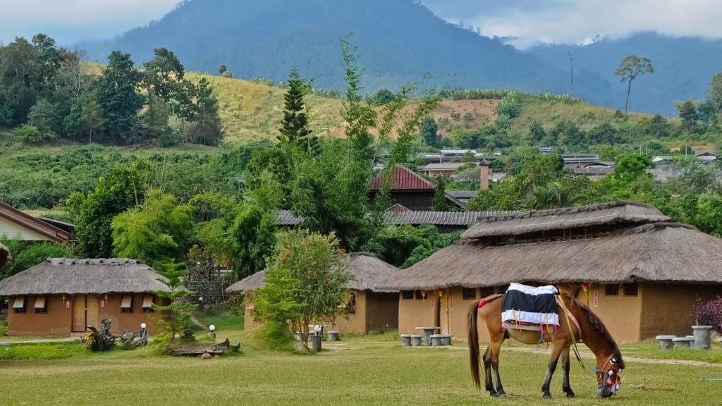 Un village paisible à Pai