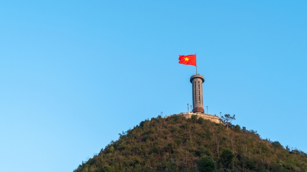 Lung Cu Tour du drapeau de Lung Cu