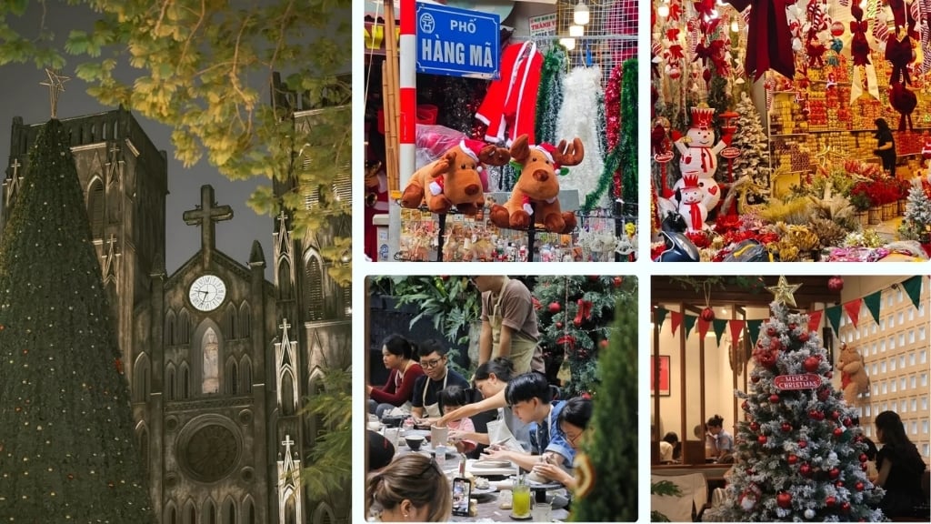 Couleurs, lumières et joie de Noël à Hanoi