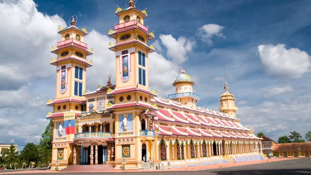 Le temple de Cao Dai -Un circuit Vietnam 10 jours en famille