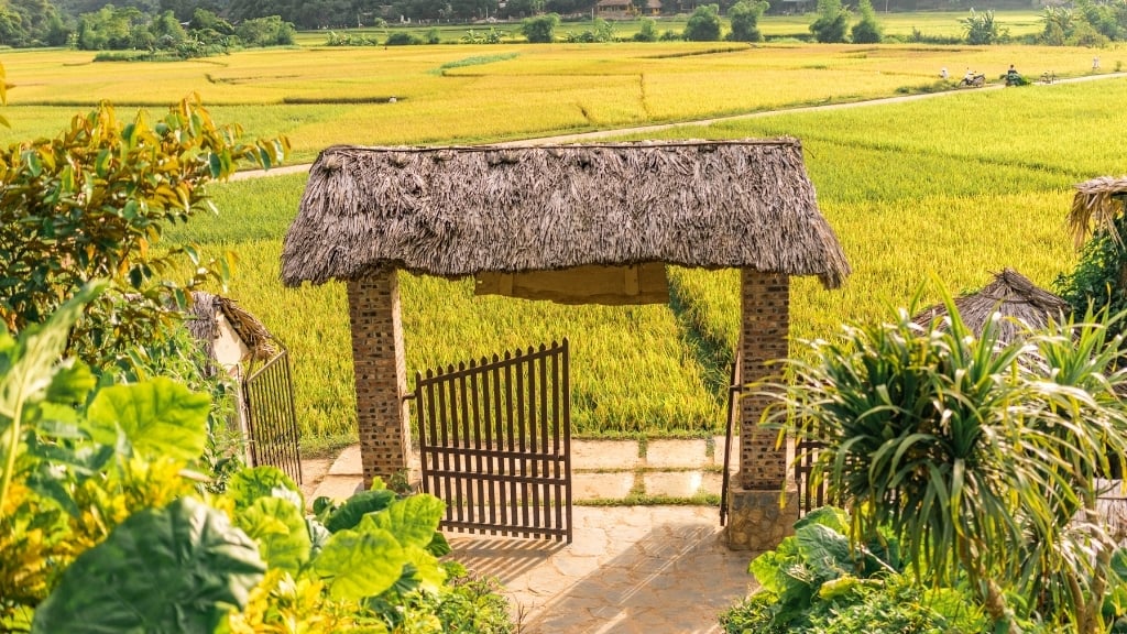 Lac village à Mai Chau