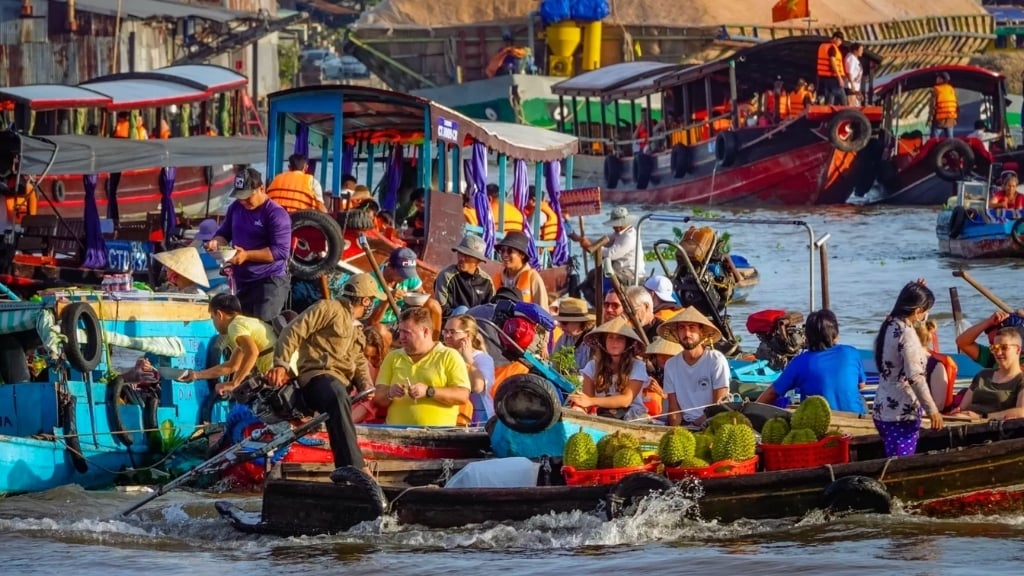Marché flottant de Cai Rang