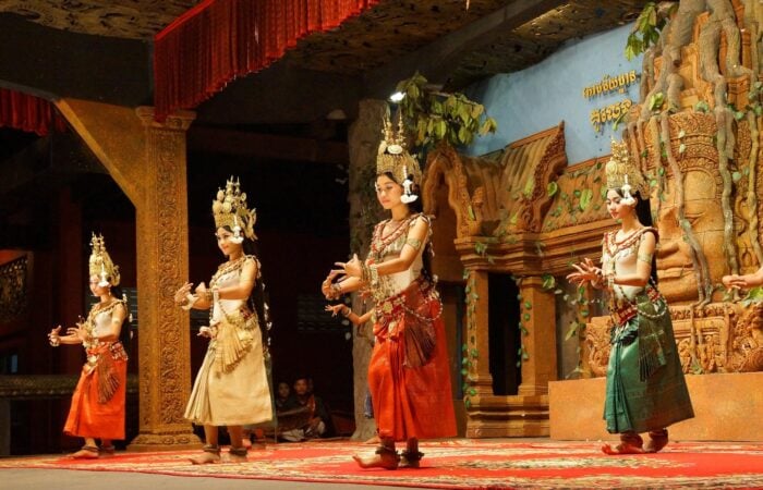 Spectacle de danse traditionnelle khmère « Apsara ».