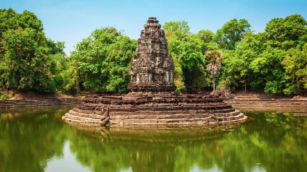 Temple Neak Pean Neak Phan - l'un des temples les plus singuliers