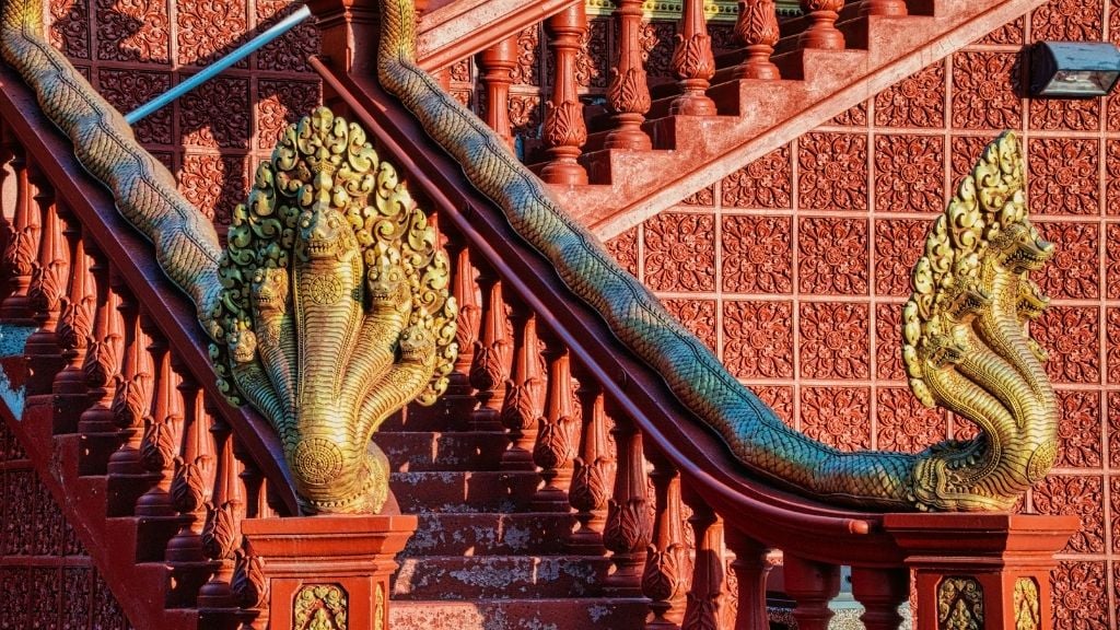 Serpent Naga - symbole de protection du royaume du Cambodge Serpent Naga - symbole de protection du royaume du Cambodge