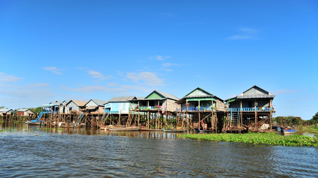 Que faire à Tonlé Sap ? - cambodge tonle sap maisons sur pilotes 1024 Que faire à Tonle Sap- village de pêcheurs