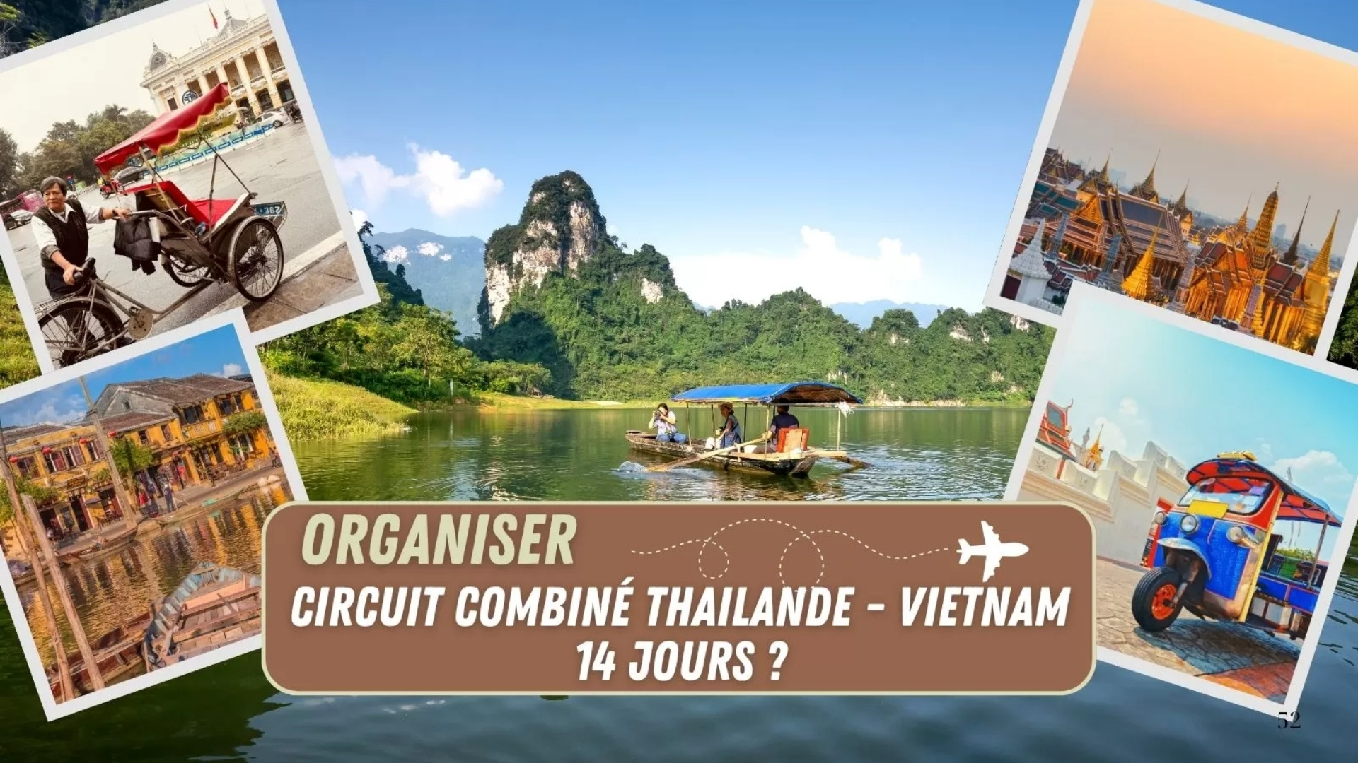 circuit combiné Thailande Vietnam 14 jours