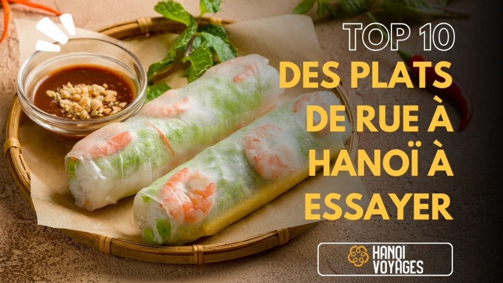Plats de rue à Hanoï