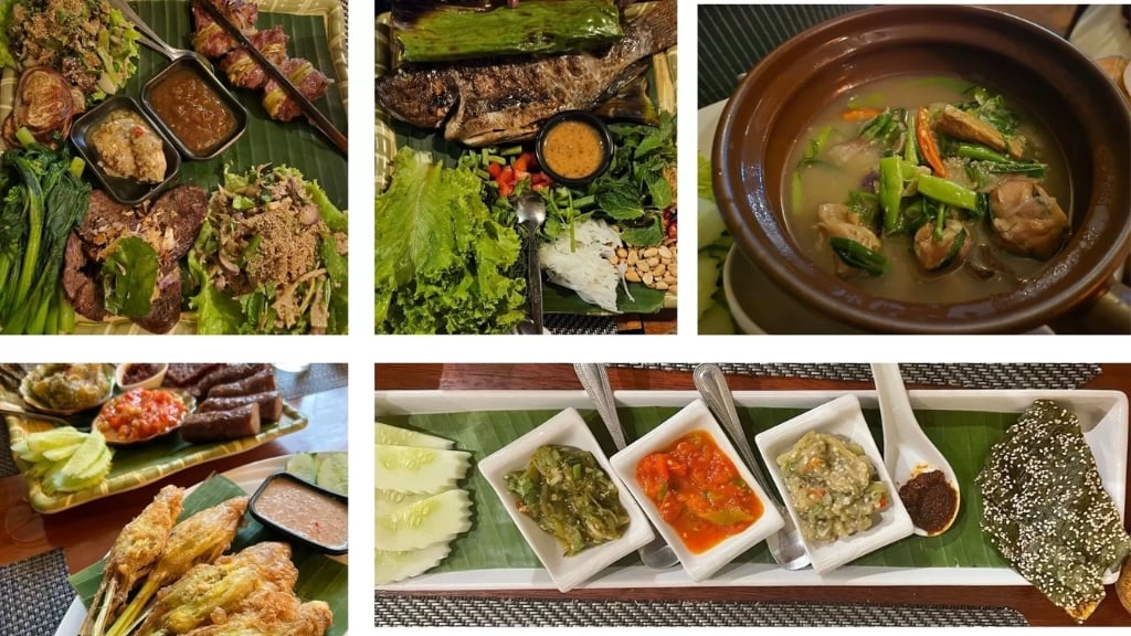 Quelques plats à Luang Prabang