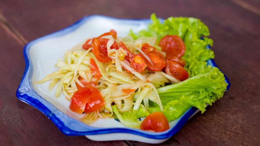 La cuisine Laotienne - laos cuisine tam mak houng 1024 Tam Mak Houng