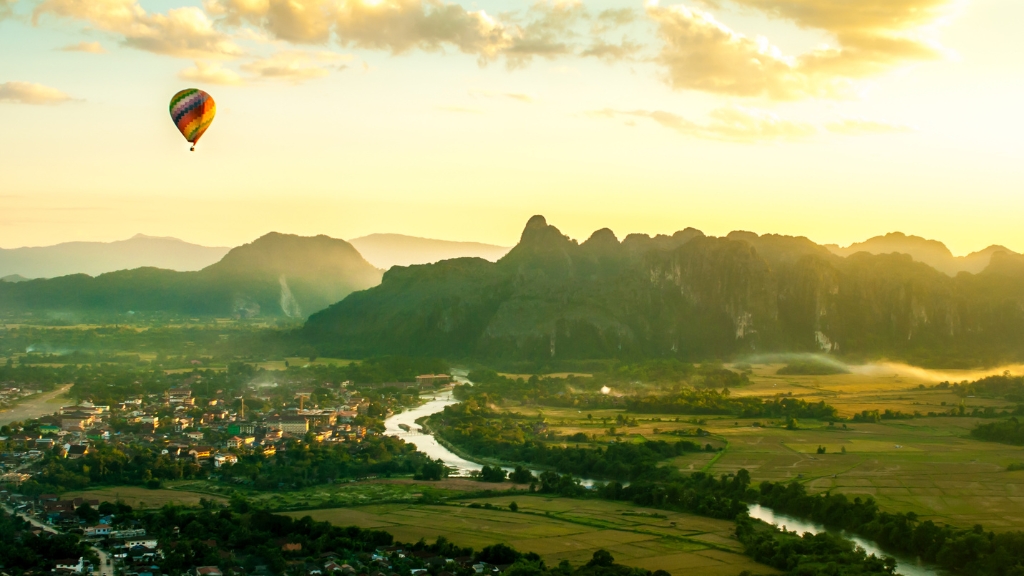 Un tour en montgolfière