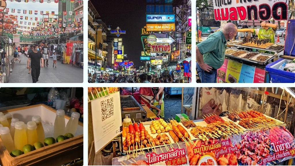 Voyager en Thaïlande en juin : que faire et où aller ? - thailande bangkok marche khao san road 1024 Khao San Road Thaïlande en juin