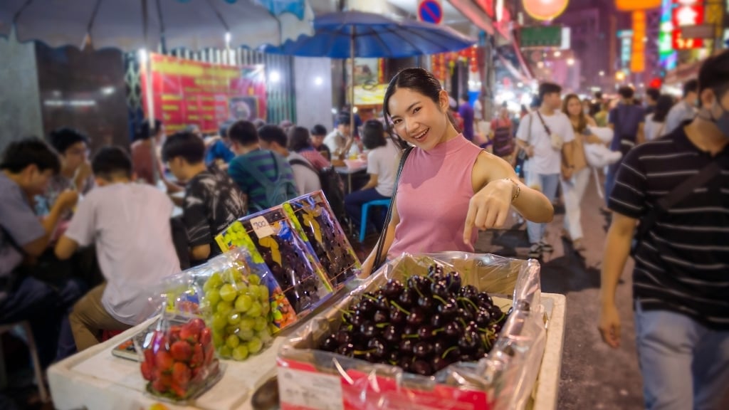 Marché nocturne gastronomique