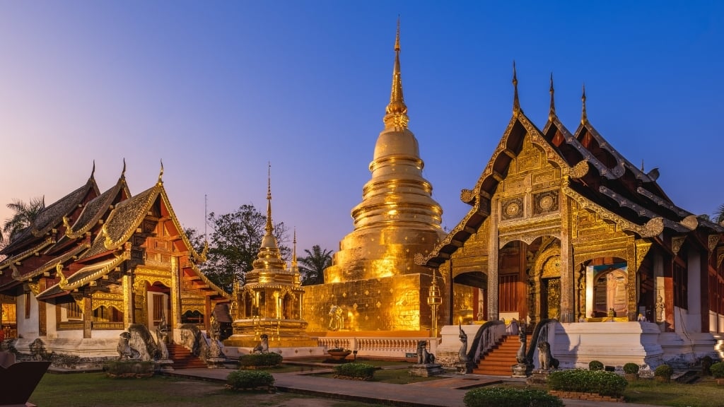 Temple Wat Phra Singh à Chiang Mai