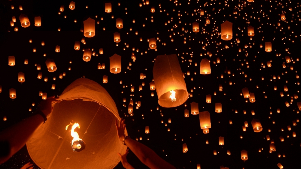 Festival des lanternes Yi Peng à Chiang Mai