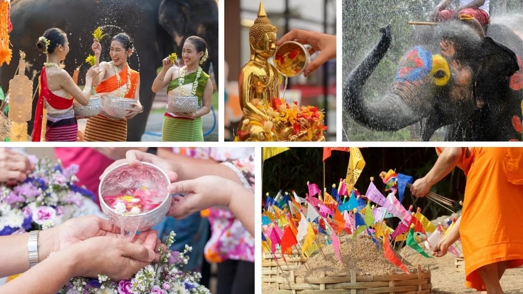Songkran - Fête de l'eau et célébration du Nouvel An thaïlandais