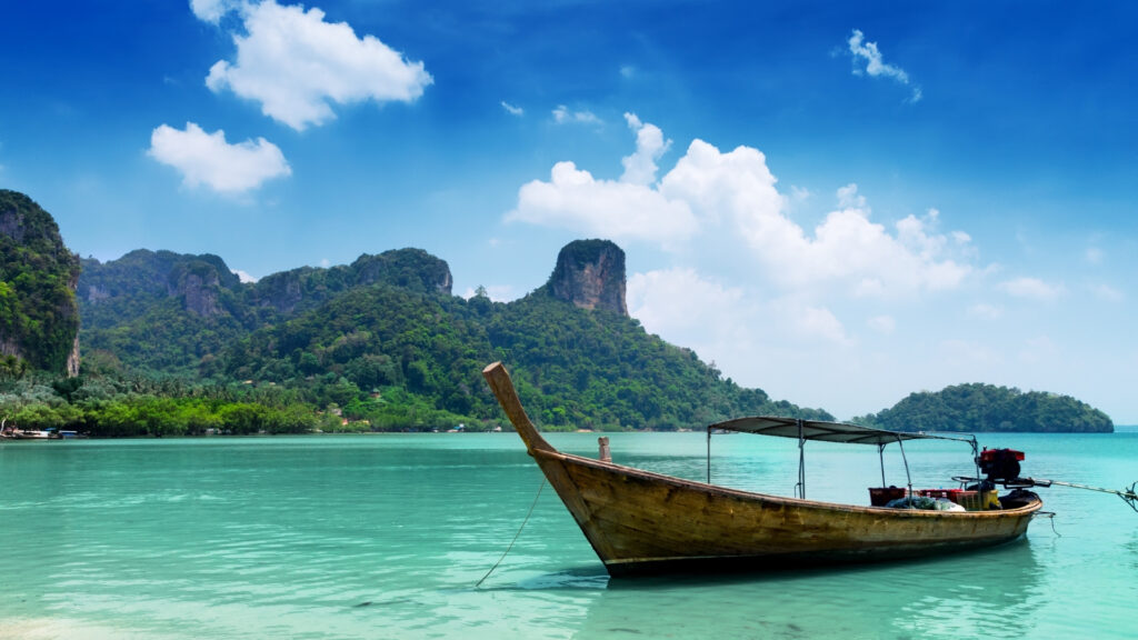 Les eaux cristallines de Krabi Krabi