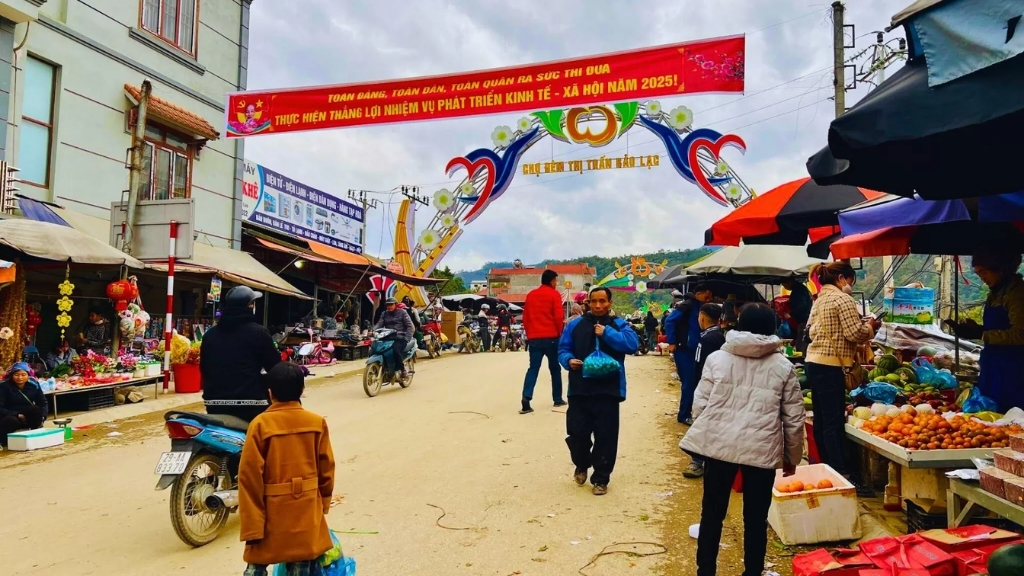 Marché hebdomadaire de Bao Lac
