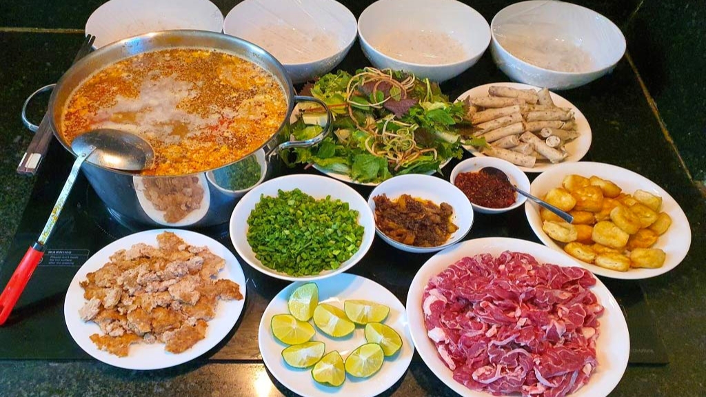 Composition de Bun Rieu Cua