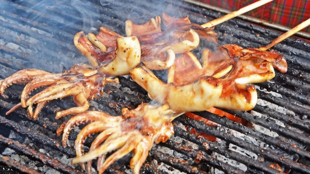 Calamars grillés