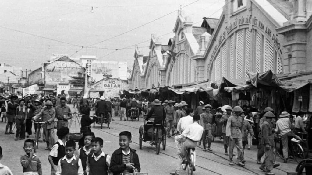 Le marché de Dong Xuan au début du 20ème siècle