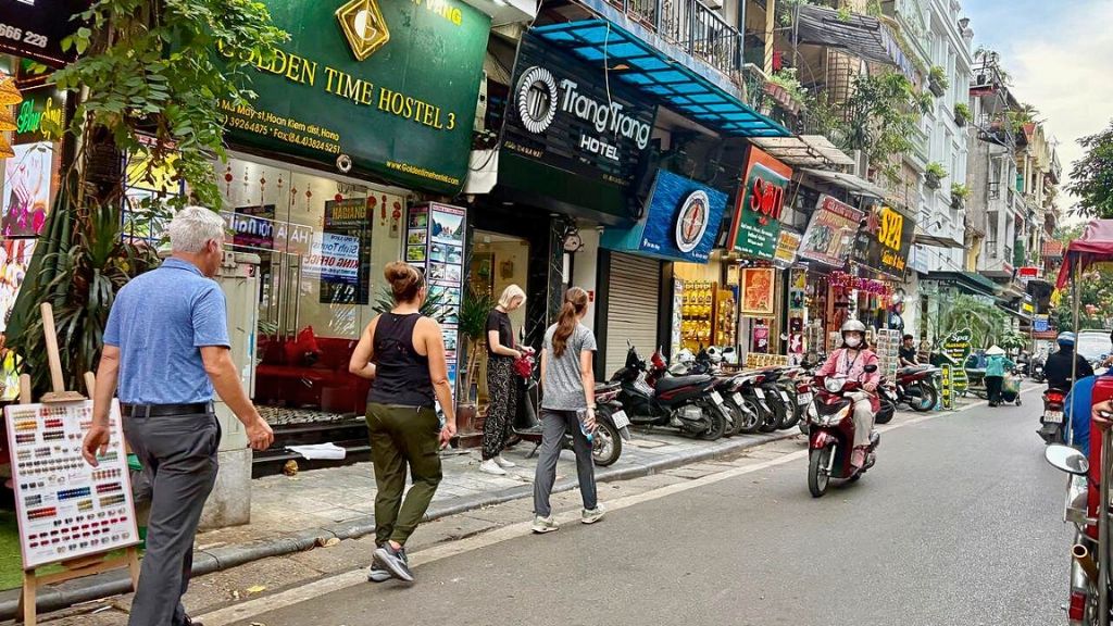 Pied dans le vieux quartier