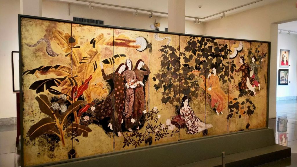 Tableau de laque vietnamienne