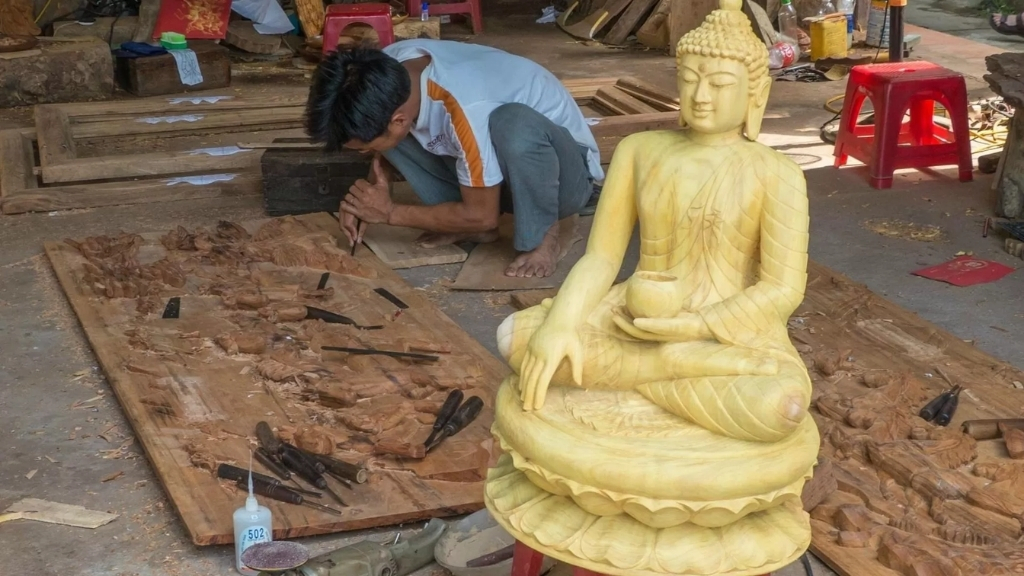 TOP des villages artisanaux Vietnam à découvrir - vietnam hoi an village kim bong 1024 Village de sculpture sur bois de Kim Bong