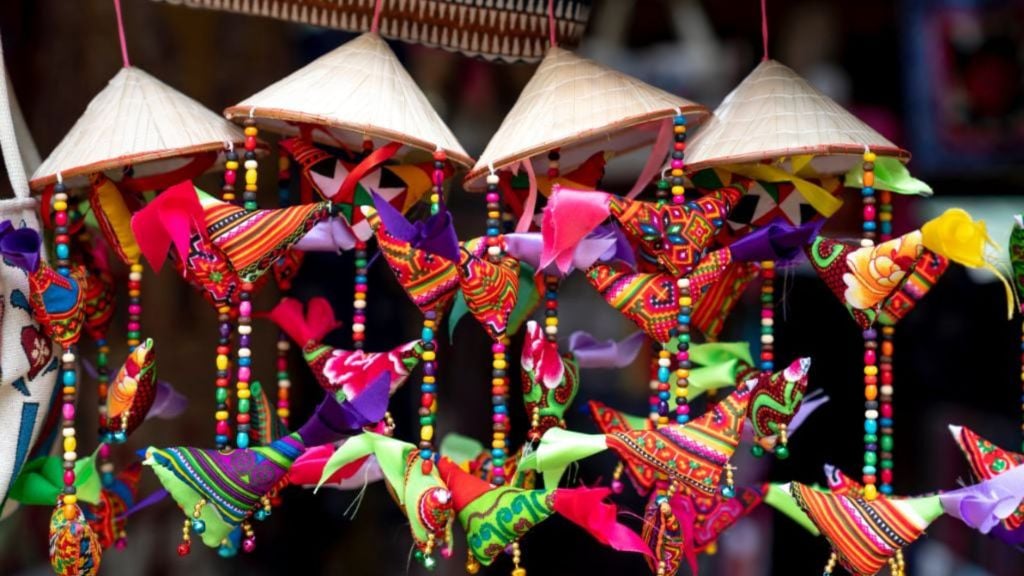 Produits artisanaux à Mai Chau