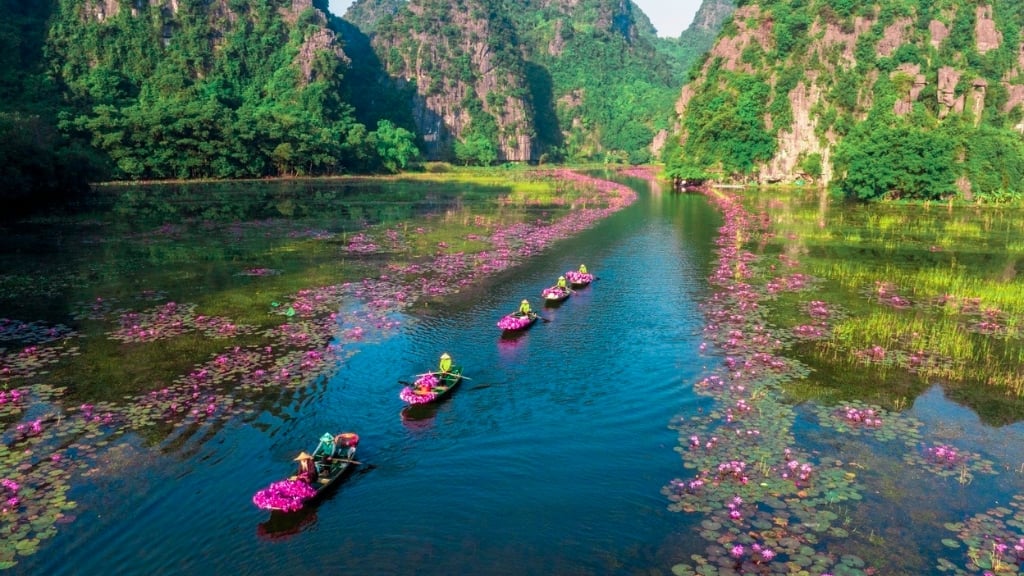 Meilleurs circuits au Vietnam pour couples à découvrir - vietnam ninh binh bateau 1024 Ninh Binh