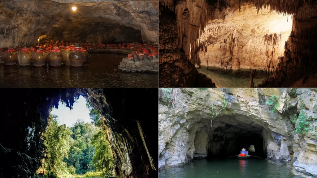 Exploration des grottes de Trang An