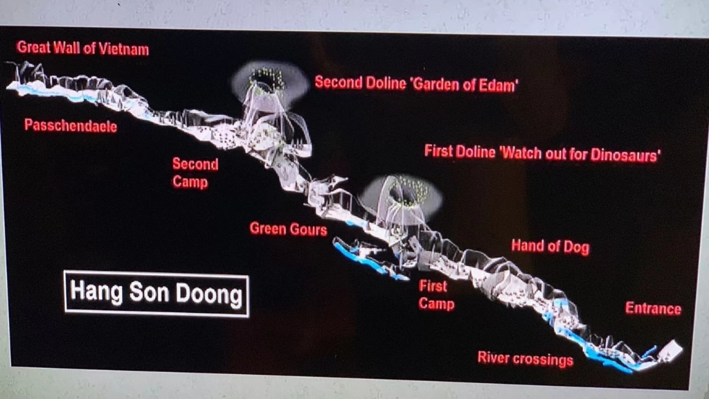 Carte 3D de Son Doong
