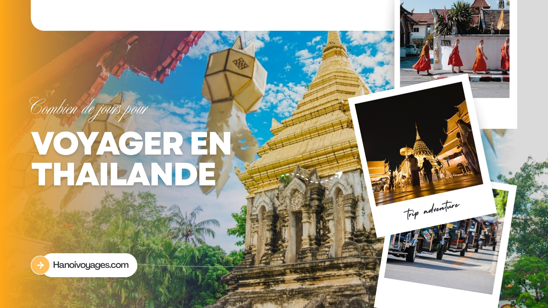 Combien de jours pour voyager en Thaïlande ? Itinéraires appropriés