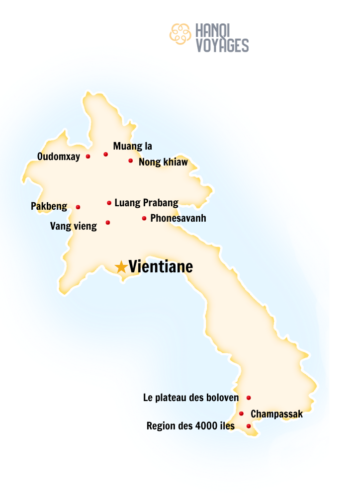 Carte du Laos