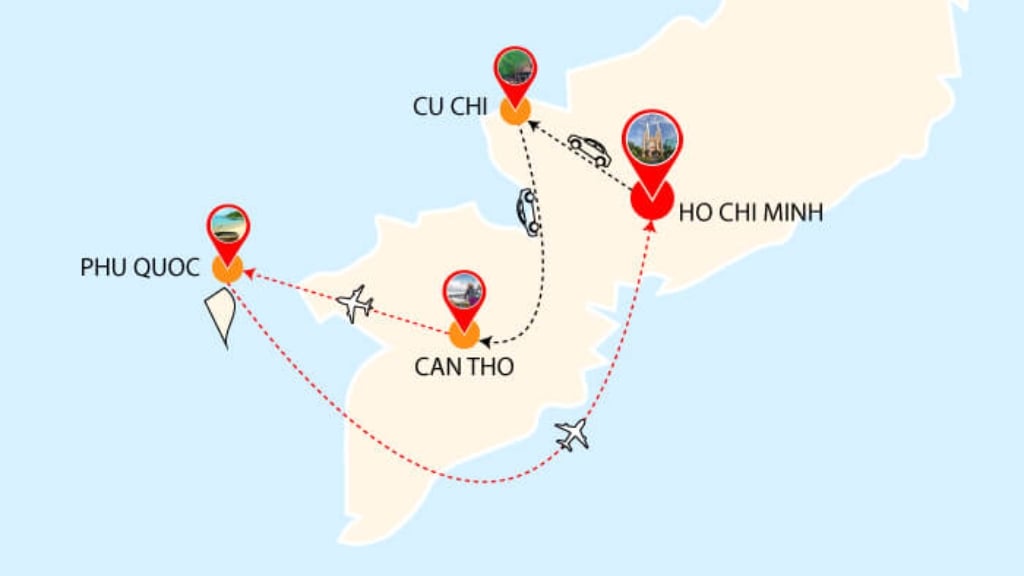 Circuit Vietnam du sud haut de gamme 10 jours