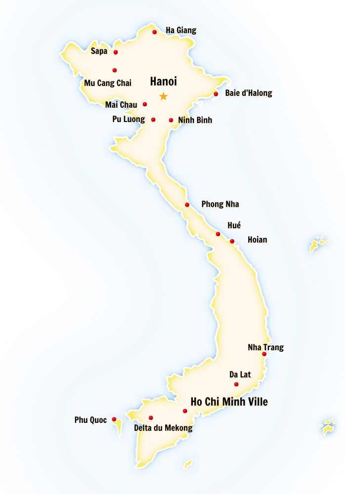 map vietnam 700px 1 1 - Informations pratiques sur le Vietnam pour préparer votre voyage