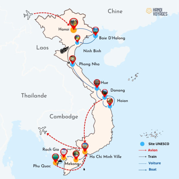 Voyage Vietam en couple