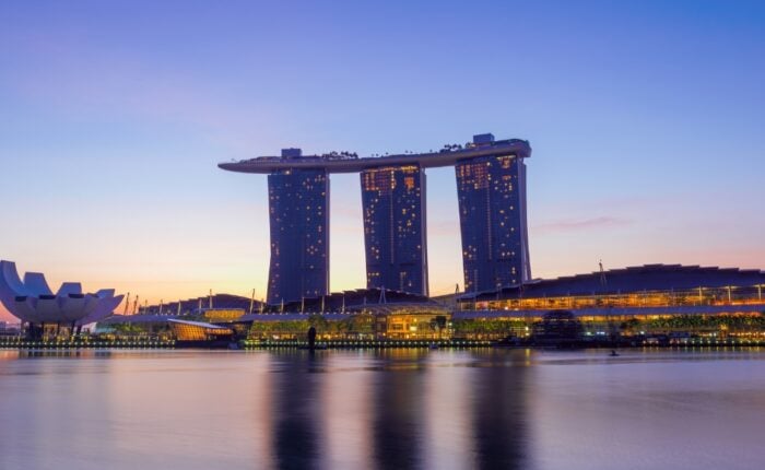 Marina Bay à Singapour