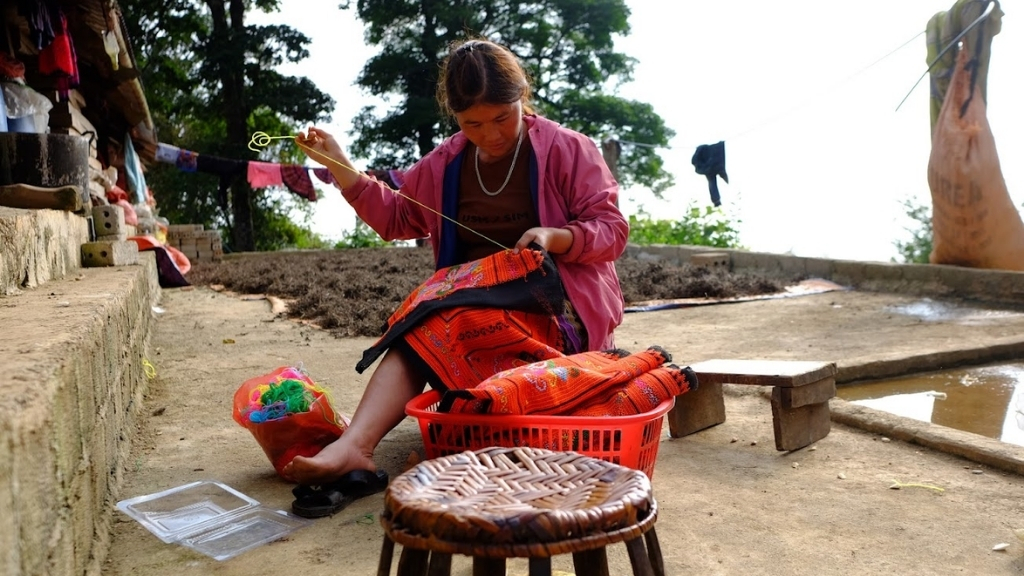 Décorés avec de fines broderies