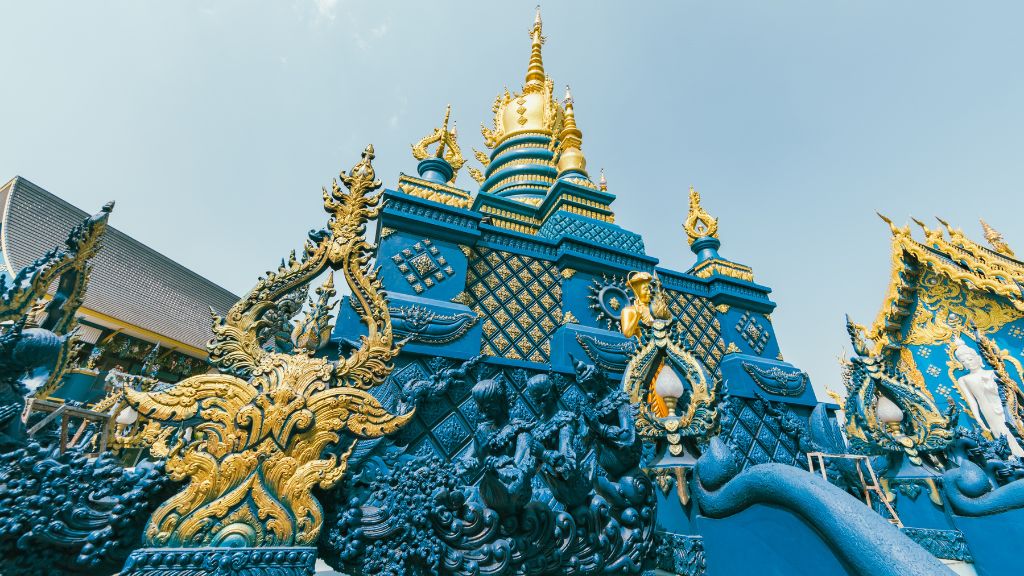 Blue Temple à Chiang Rai : une visite courte qui marque vraiment - thailande chiang rai blue temple wat rong suea ten 1024 Wat Rong Suea Ten